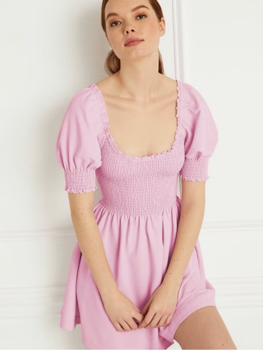 Hill House Naia Nap Dress in Ballerina Pink Crepe